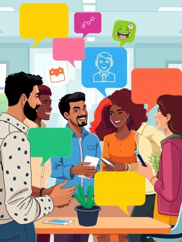 A diverse group of small business owners are participating in a financial workshop, engaging with the presenter and taking notes, showing community and learning.